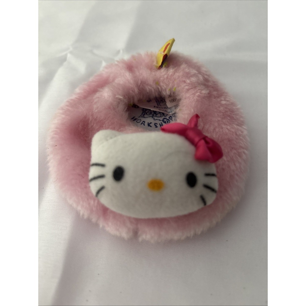 Build A Bear Hello Kitty Pink Fuzzy Slippers Sanrio Single Replacement BAB Spare
